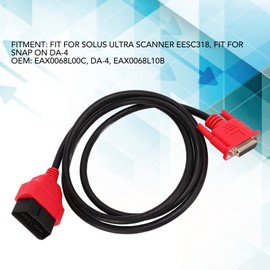 Leapiture Cable Car Harness Diagnostic Adapter OBD2 Scanner Cable Professional EAX0068L00C DA‑4 Flexible for SOLUS ULTRA Scanner EESC318