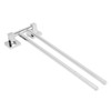 Stainless Steel Towel Rack Bar 180° Rotatable Towel Bathrobe Hanger