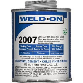 SCIGRIP IPS Weld-On #2007 Adhesive (Pint) with Applicator Bottle and Needle