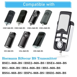 pepape 868MHz Garage Door Remote Control Hand Transmitter for HORMANN GARADOR HSE2-868-BS, HSE4-868-BS, for HORMANN SupraMatic ProMatic GARADOR GaraMatic Operators