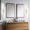 PRESDE 48 Inch Bathroom Light Fixtures Brushed Gold Vanity Light