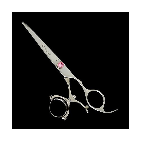 Kashi CB-522E Cobalt Swivel Thumb 6.5" Barber Hair Cutting Shears / Scissors