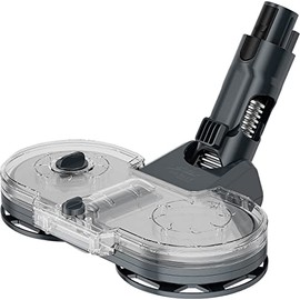 Sichler Haushaltsgeräte Zubehör zu Accu Staubsauger: Wischaufsatz mit Wassertank & 2 Pads für Zyklon-Staubsauger BHS-700.ak (Beutelloser Akku-Staubsauger, Akku-Handstaubsauger Zyklon)