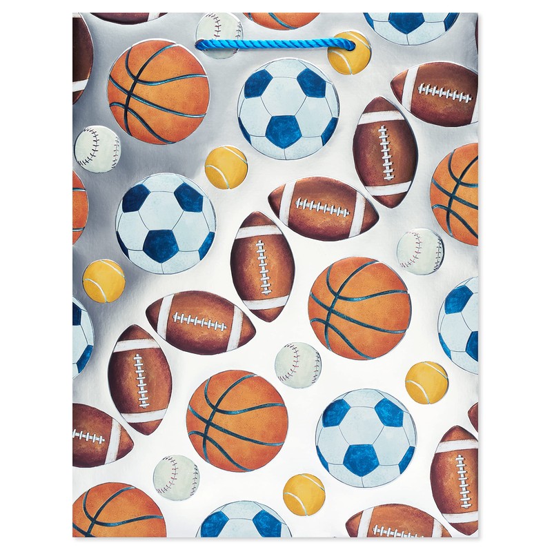 Papyrus 13" Large Gift Bag (Sports) for Graduation, Birthdays and
