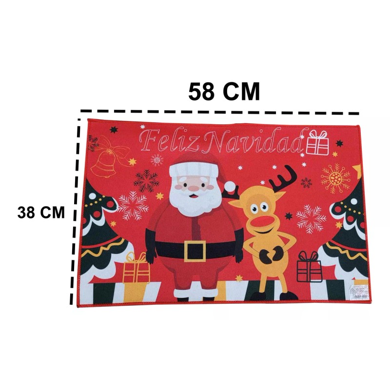 MDJ Tapetes De Navidad Atrapapolvo Para Interiores