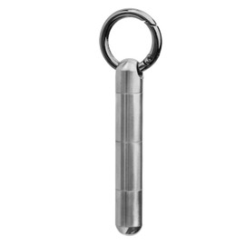 WEEVDRIE Three-layer Titans Pill Box with Keyring Waterproof Portable Pill Box Travel Pill Organiser for Outdoor Camping