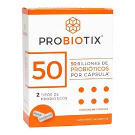 Probiotix | 50 Billones De Probióticos | 2 Cepas | 30 Cáps.