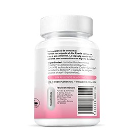 BIO B Probióticos Women con 15 billones UFC + Hierro BioFerrin® |30 Cáps | Probióticos vaginales
