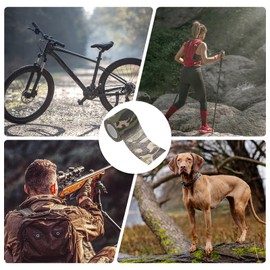 TIXIPEM 2.0IN x 14.76FT Camo Tape Wrap [2 Rolls] - Camouflage Self Adhesive Form Tape Waterproof Non-Reflective for Outdoor Shooting & Hunting & Climbing & Camping - [Forest]