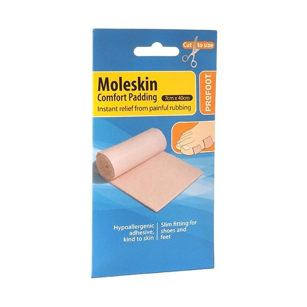 Profoot Comfort Padding Mole Skin Roll, Pack of 6