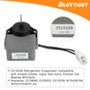 2315539 Refrigerator Evaporator Fan Motor by Blutoget - Compatible with