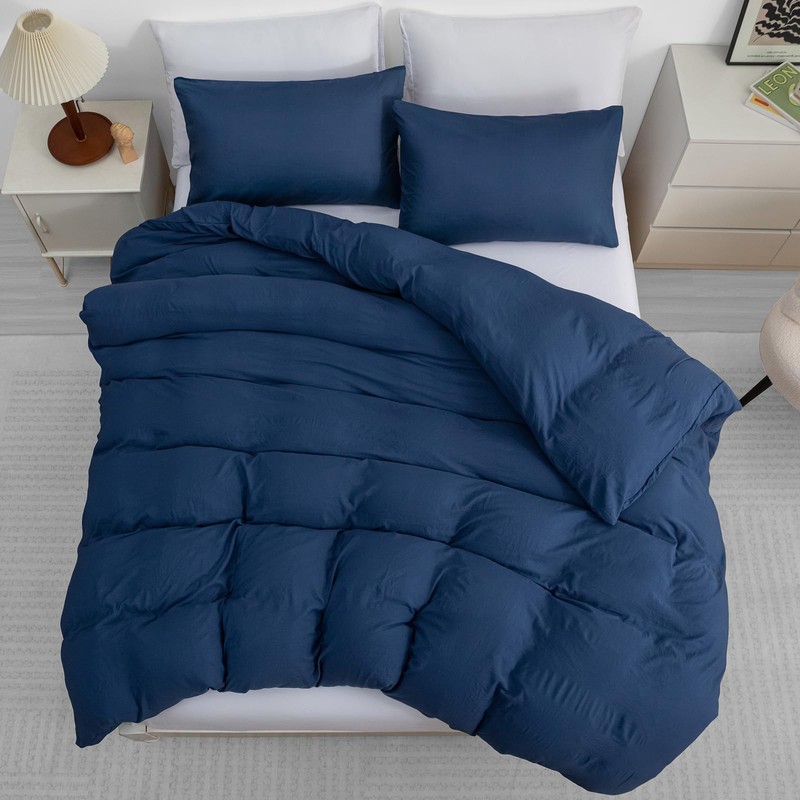 Pamposh Single Duvet Cover Sets - Pre-Washed Microfibre Bedding Sets