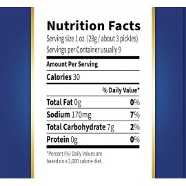 Does Not Apply Vlasic Sweet Gherkins, 16 FL OZ