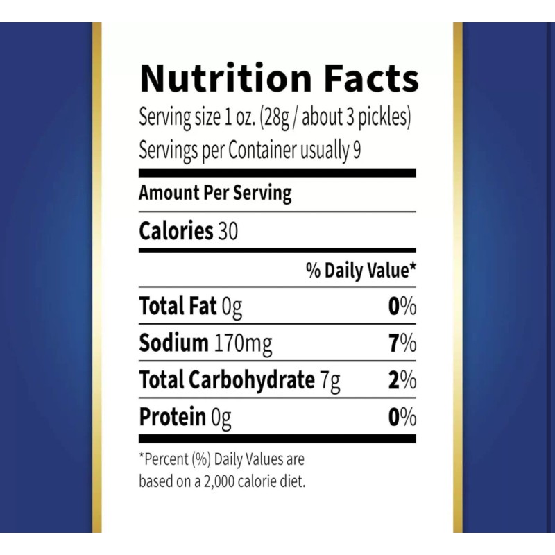 Does Not Apply Vlasic Sweet Gherkins, 16 FL OZ