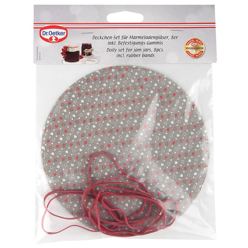 Dr. Oetker 3220 Doilies Set and Elastics, Paper, Brown/White /