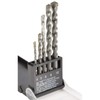 Masonry Hardened Cutting Faces Drill Bit Set of 5 with