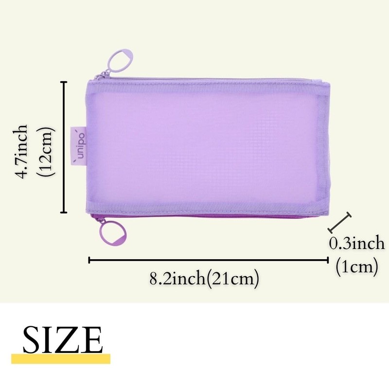 Sunstar Stationery S1425080 Unipo Pen Case & Pouch Lavender