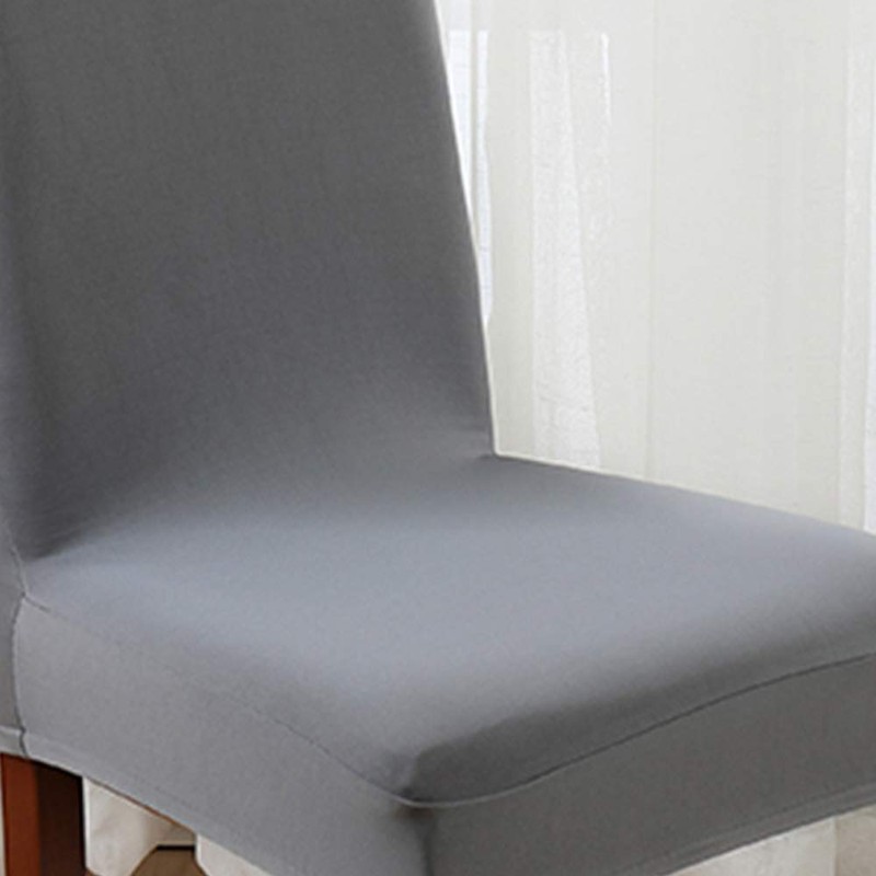 Chair Covers Grey for Dining Chairs, Chair Covers Stretch, Set