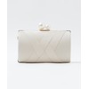 niana Party Bag, Clutch Bag, Handbag, Pearl, Satin, beige