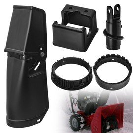 762222MA Chute Assembly & 585196MA Chute Rotater Wormgear & 585195MA Worm Bracket & 585193MA 337227MA Retainer Ring Compatible with B&S Murray Craftsman Snow Throwers