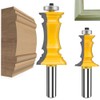 MAYLNE Router Bit Set 1/2 Inch Shank Frame Crown Mitered