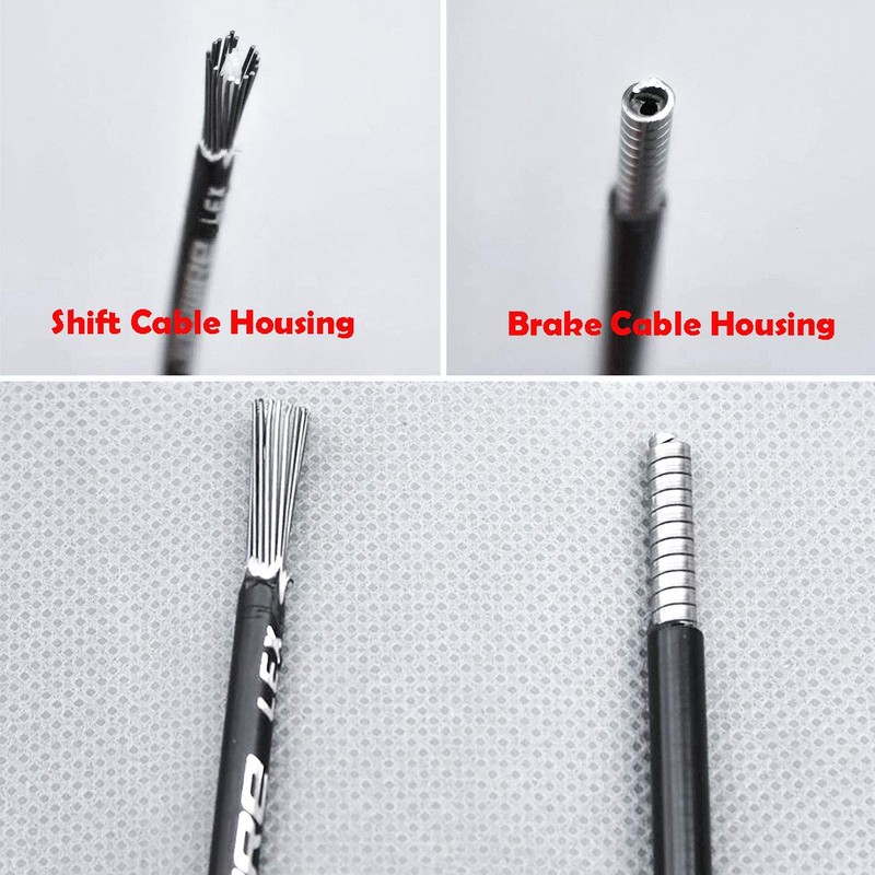 Farbetter Lined Bicycle Brake Cable Housing, 5mm x 50ft, Including