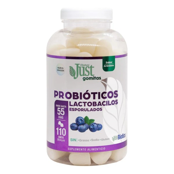 Probioticos Lactobacilos Arandano 110 Gomitas Olnatura Just