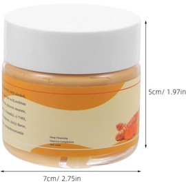 1 Caja, Mascarilla Facial Hidratante de Arcilla Pet Amarilla