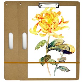 18" x 24" Drawing Board, Artist Sketch Boards with Handle for Drafting Art, Portable Wooden Clipboard for Class or Studio Fit in Artists Tote