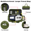 Lyweem Large Travel Duffle Bag for Men with Shoe Compartment