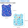 Fiodrimy 2 Pack Kids Art Smock for Boys Girls, Dinosaur