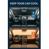 Proadsy Windshield Sun Shade Umbrella for Ford Bronco 2/4 Door