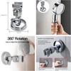 Shower Head Holder Suction Cup, 360° Rotatable Super Power Waterproof