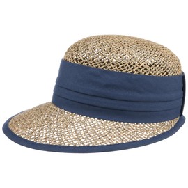 Seeberger Beach Summer Straw Cap Sun Cap Beach Cap (One Size – Blue), blue