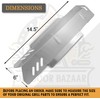 Set of Two Stainless Steel Replacement Heat Plates for Dyna-Glo