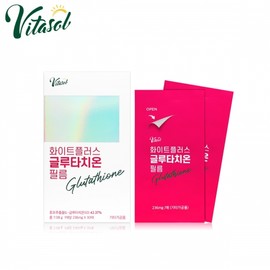 Vitasol White Plus Glutathione Film (30 Sheets) / 비타솔 화이트플러스 글루타치온 필름 (30매)