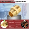 Kozelo 4pcs 3/4" MNPT to 1/2" MNPT Solid Brass Hex