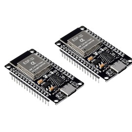 2Pcs ESP32 CH340 Type C Development Board integrates Wi-Fi Bluetooth Dual Core USB-C Port Interface 30pin for Easy Connection and Programming