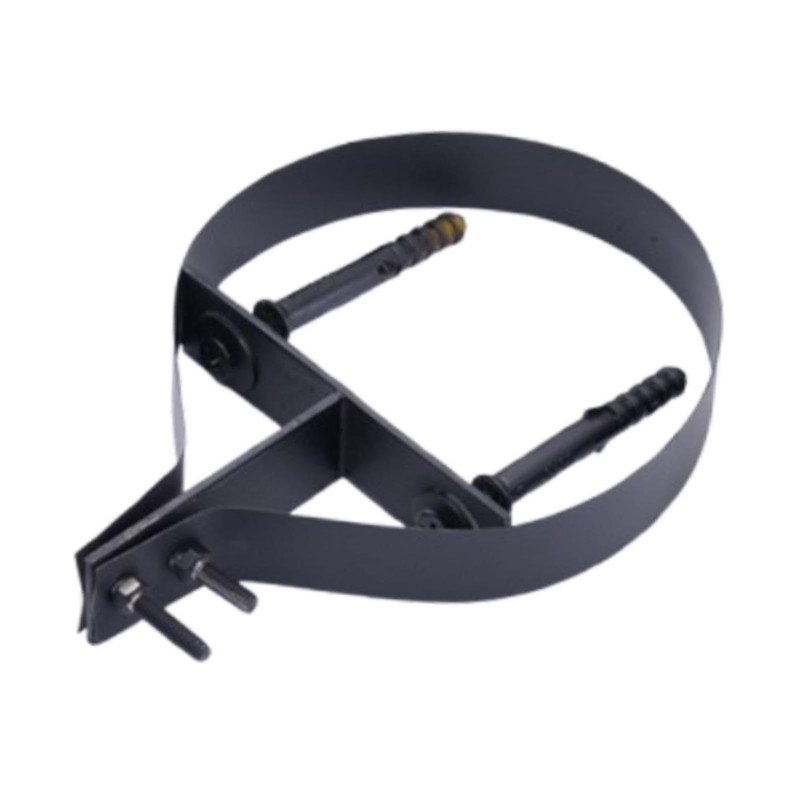Sharplace 6" Chimney Pipe Bracket, Wall Strap Pipe Clamp, Metal,