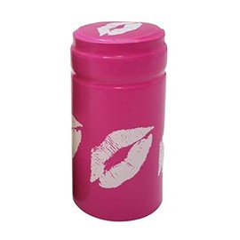 30 Pack PINK KISS SWAK"Sealed with a Kiss" SHRINK CAPSULES 30 PVC Caps for Wine Bottles