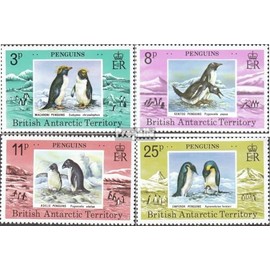 UK Areas Antarctica 74-77 (complete.issue.) Volume 1979 completeett unmounted mint/never hinged ** MNH 1979 penguins (Stamps for collectors) Birds