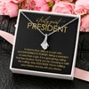 President Necklace Message Card Box Alluring Standard - Hard To