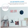 Ipetboom LED Digital Alarm Clock with USB Charging Brightness Temperature