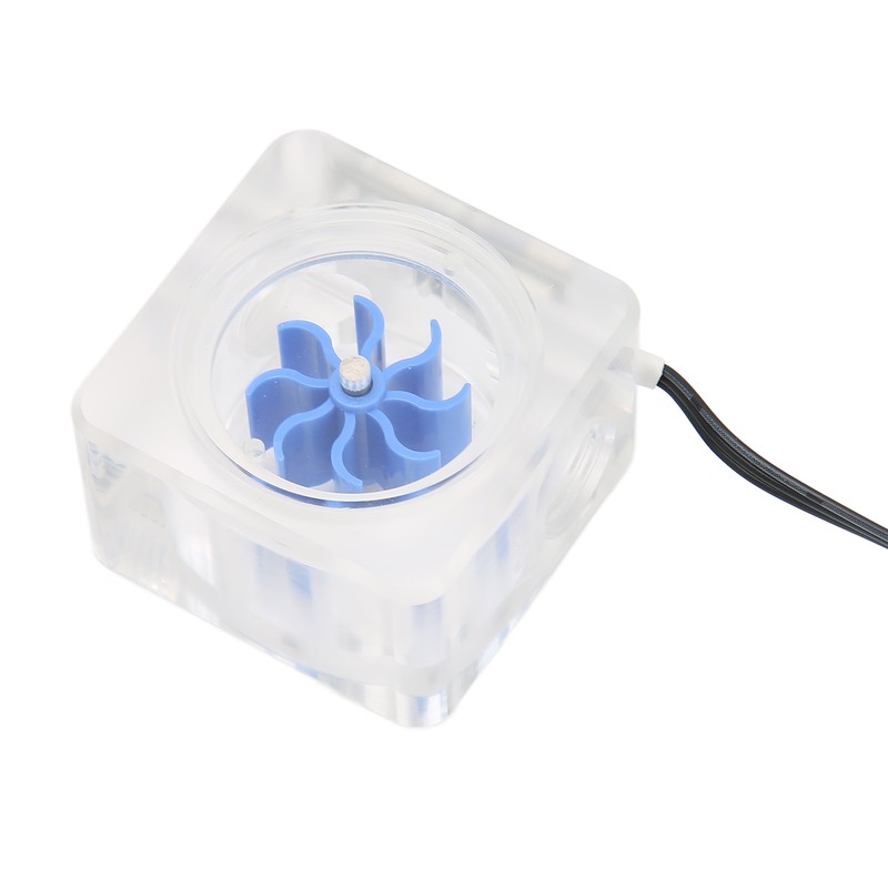 PC Water Flow Meter Indicator G1/4 Thread 3 Way Acrylic