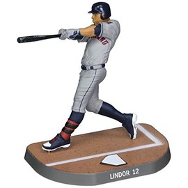 Imports Dragon Baseball Figures Francisco Lindor Cleveland Indians Baseball Figure, 6"