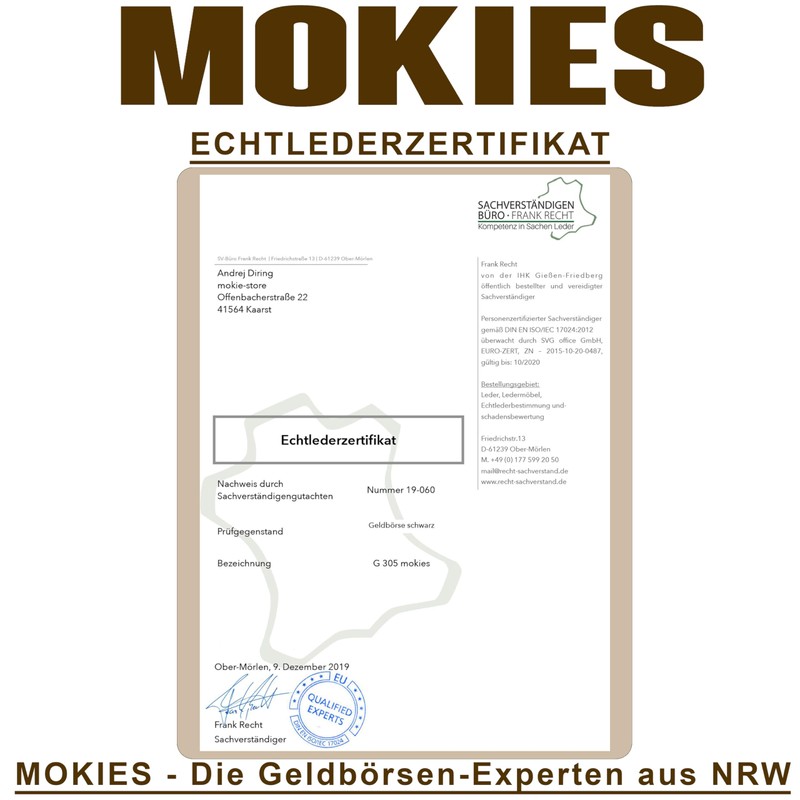MOKIES Premium Leather Wallet for Men – Extra Sturdy Double