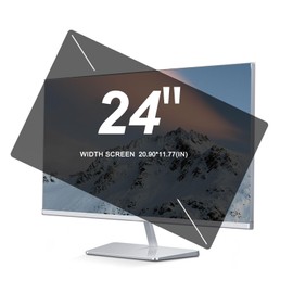 TYLGDSGS 24 Inches Computer Privacy Screen for Monitor, Anti Glare Film Protector Film for Data Confidentiality Suit for Desktop Computer Screen Anti Fingerprint. Two Installation Method,20.90*11.77 i