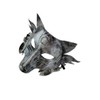 Costume ball of werewolf mask (2 pieces - yellow)
