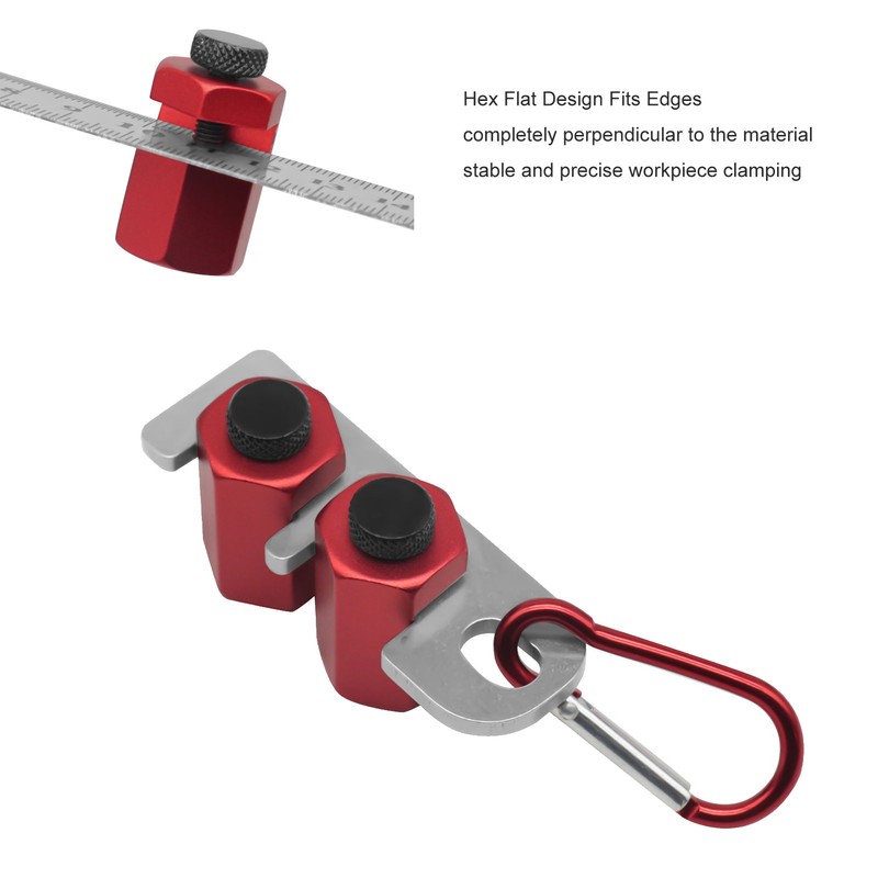Stair Gauge Aluminum Alloy Hex Flat Framing Jig with Thumb