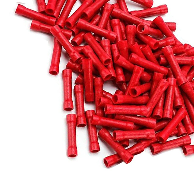 Ruidee Pack of 100 cable connectors, butt connectors, cable lugs,